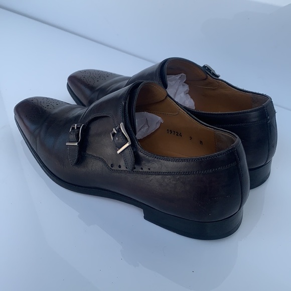 Double Monk Strap Dress shoes by Magnanni Sz 9M - Picture 8 of 16
